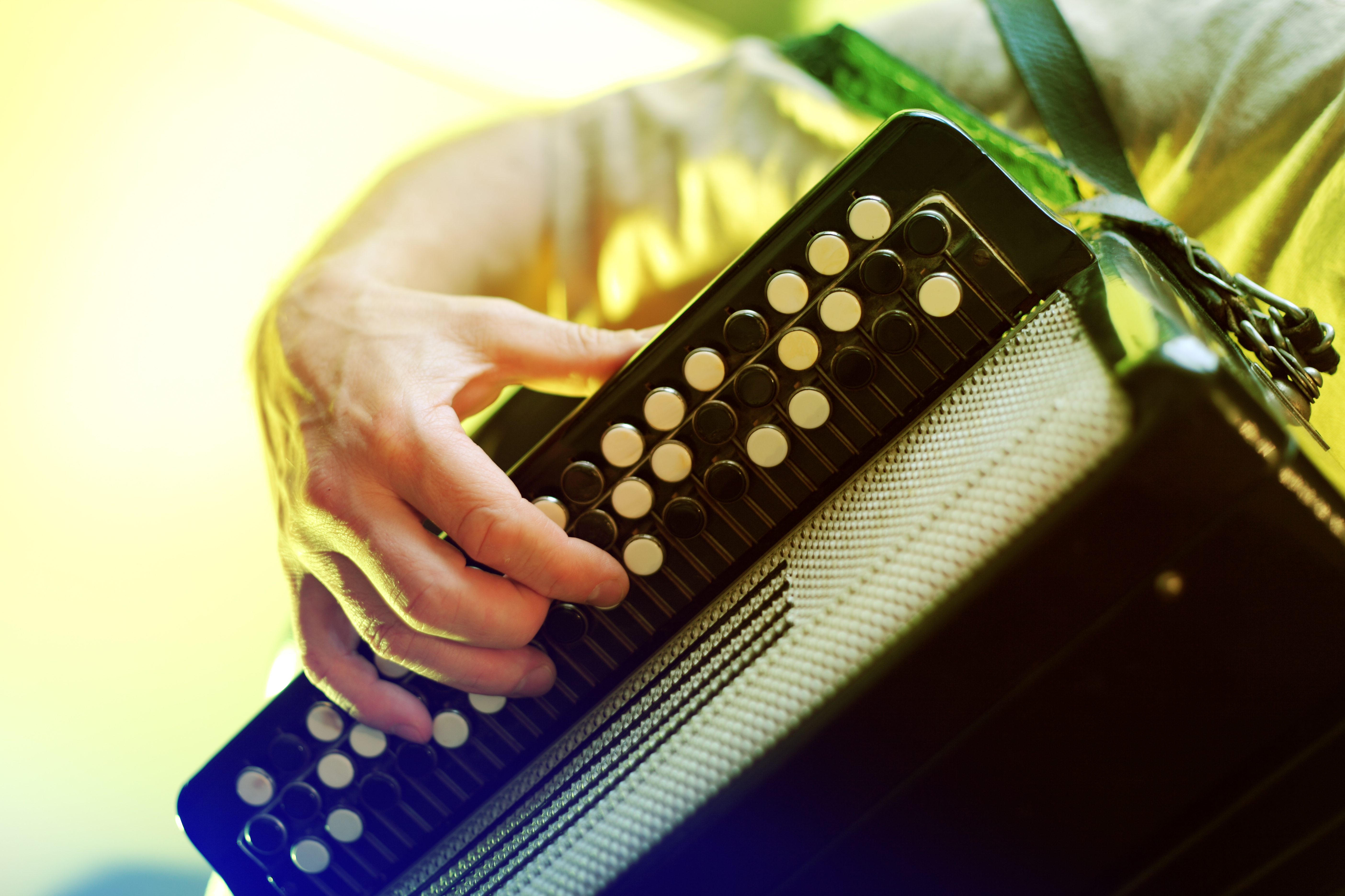Proper Finger Placement on the Accordion